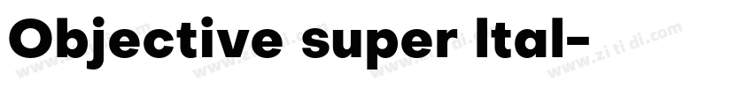 Objective super ltal字体转换